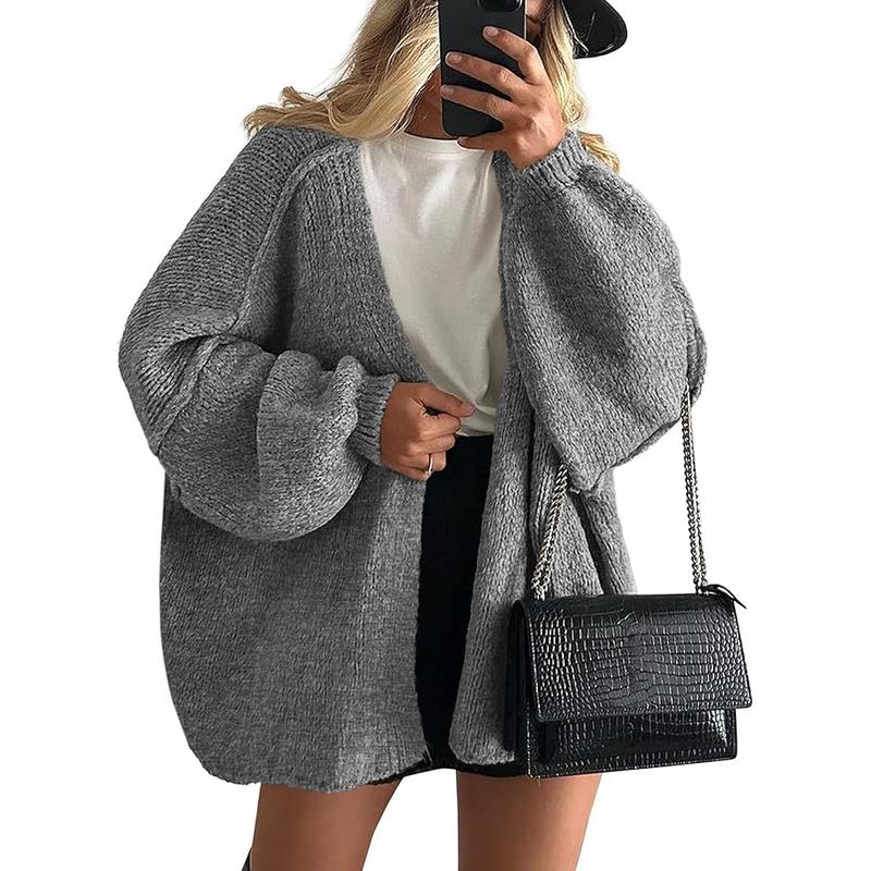 Frauen Strickjacke Modern Warm