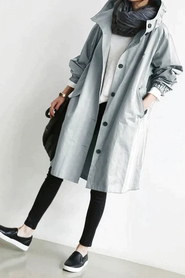 Wasserdichte Damenregenjacke Elegant