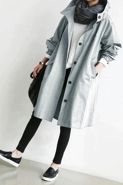 Wasserdichte Damenregenjacke Elegant
