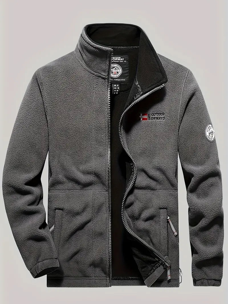 Herren Fleecejacke Lässig Outdoor