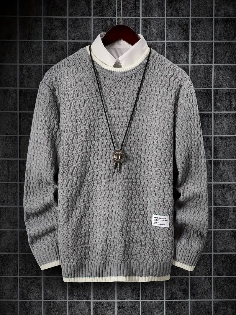Lässiger Herren Pullover Relaxed Fit
