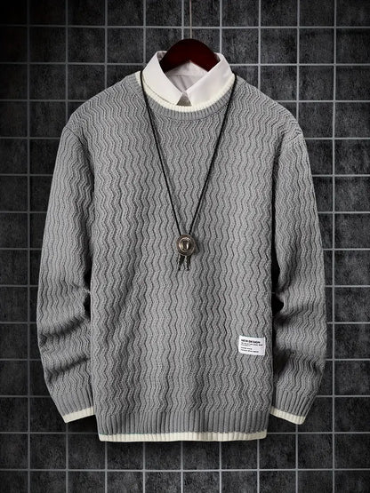 Lässiger Herren Pullover Relaxed Fit