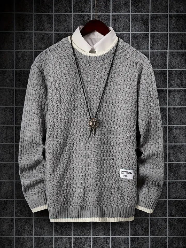 Lässiger Herren Pullover Relaxed Fit