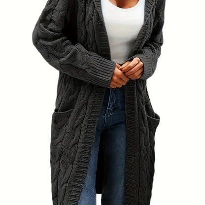 Kapuzenjacke Damen Lang Elegant