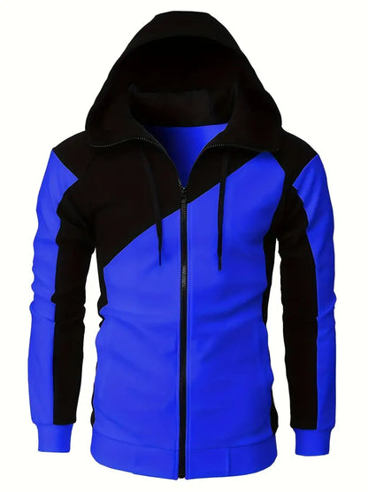 Herren Langarm-Hoodie Sportlich Modern