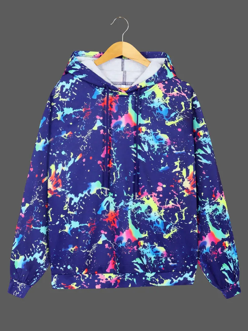 Herren Kapuzenpullover Grafik Druck Trendy
