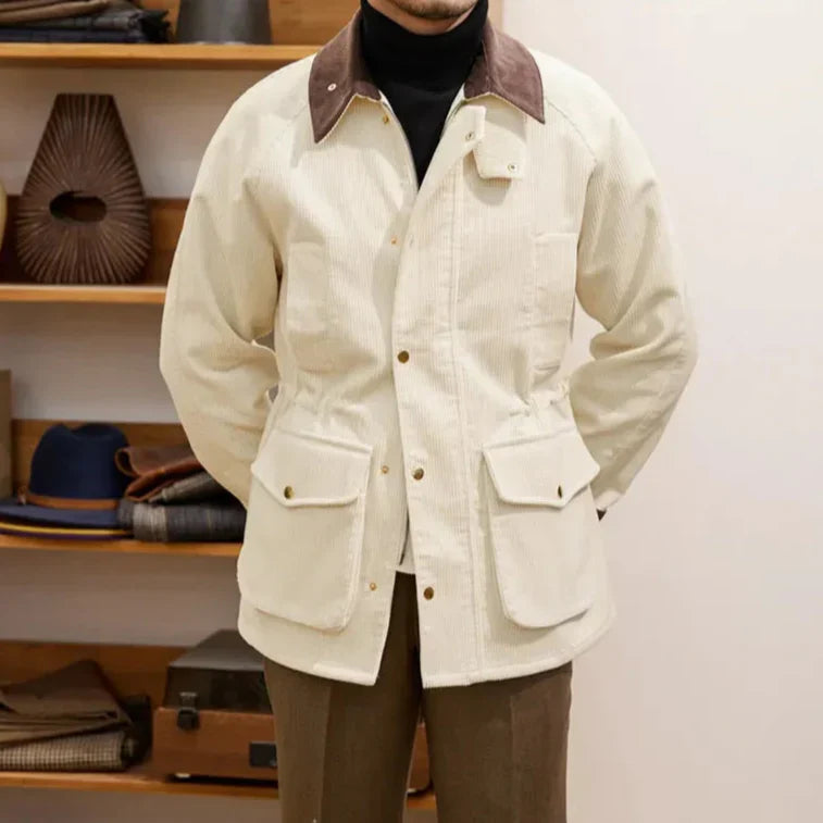 Herren Cordjacke Herbst Chic Luxus Qualität