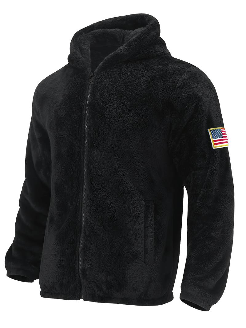 Herren Winterjacke Warm ZIP Up Amerika Style