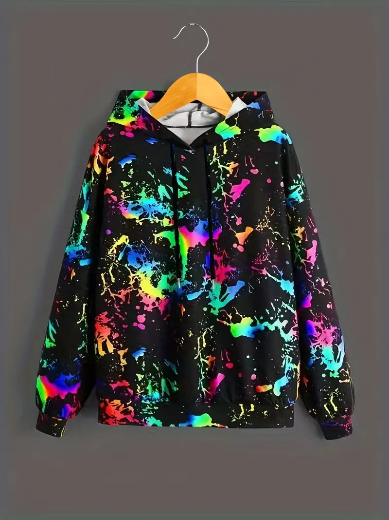 Herren Kapuzenpullover Grafik Druck Trendy - IdealeKleiden