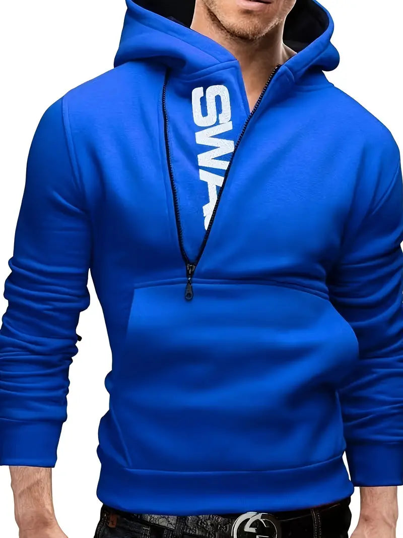 Herren Hoodie Langarm Kapuze Trend - IdealeKleiden