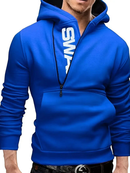 Herren Hoodie Langarm Kapuze Trend - IdealeKleiden