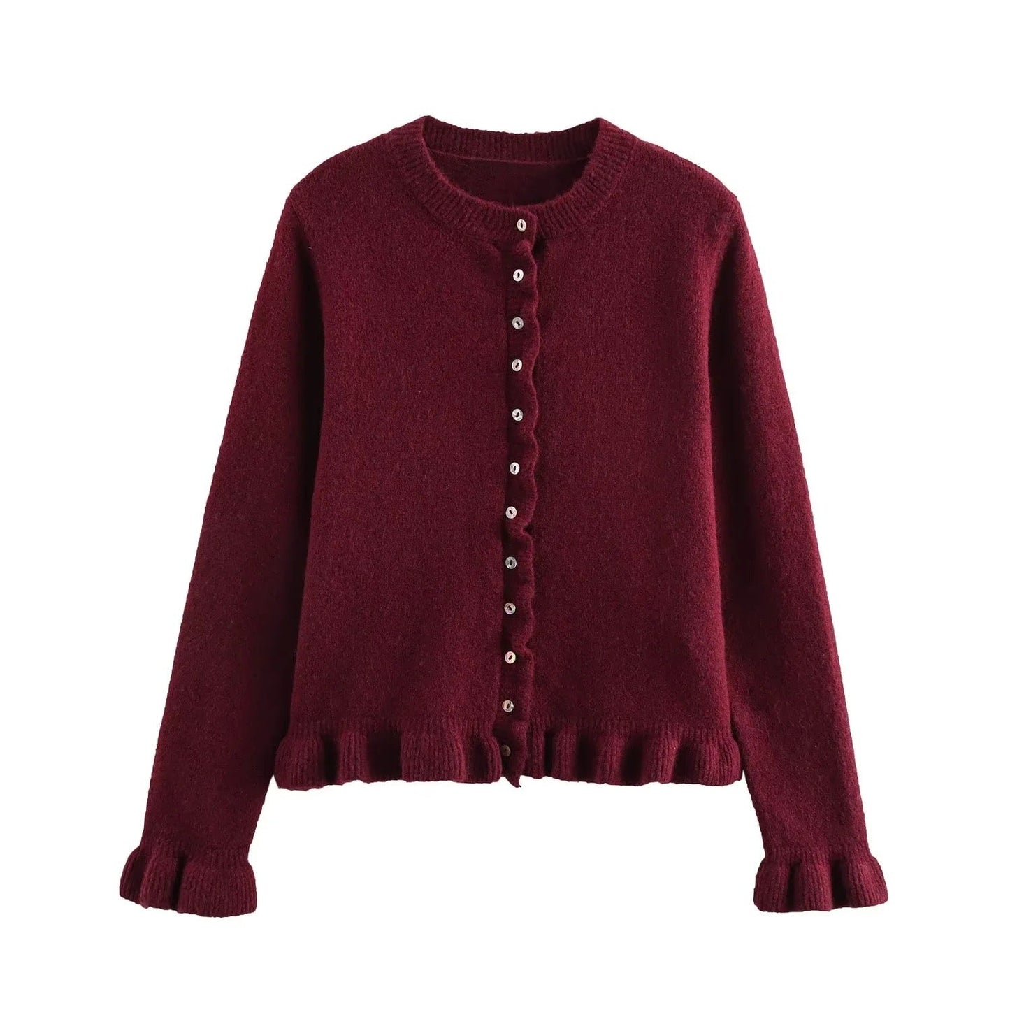 Damen Cardigan Schick Knöpfe