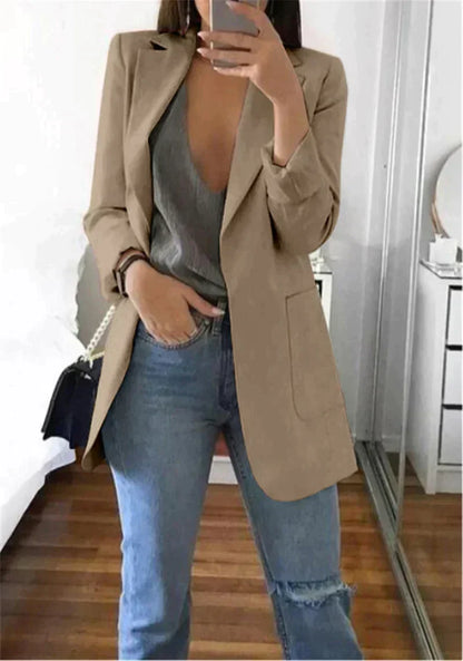 Modischer Streetwear Blazer Elegant Slim