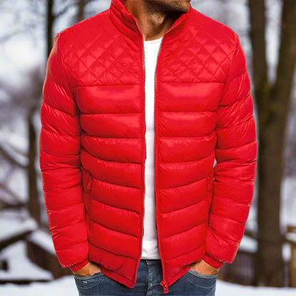 Winterjacke Damen Reißverschluss Hüftlang