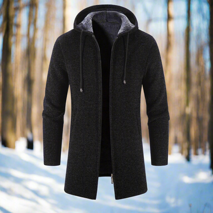 Winterjacke Mittellang Kapuze Warm Isoliert