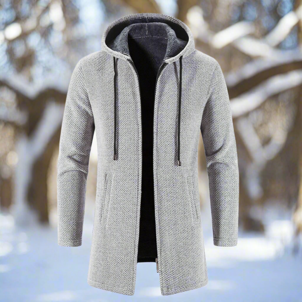 Winterjacke Mittellang Kapuze Warm Isoliert