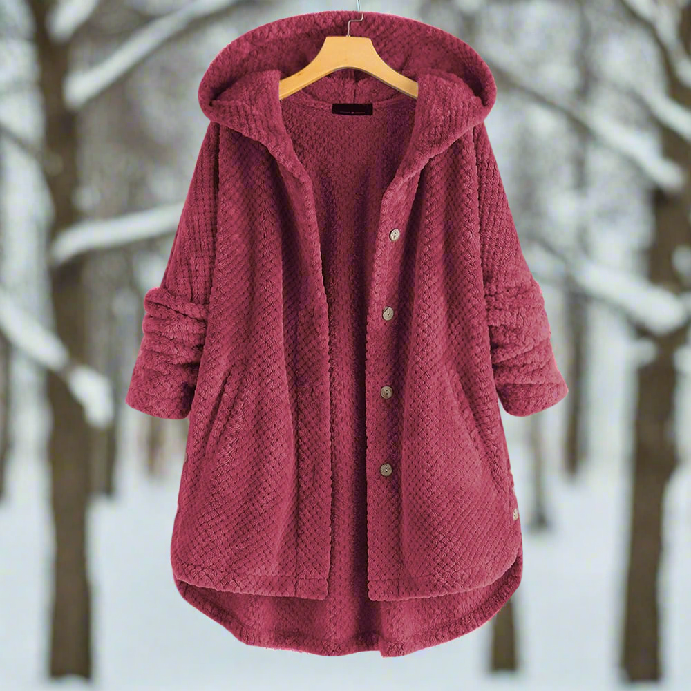 Komfortabler Bademantel Fleece Lang