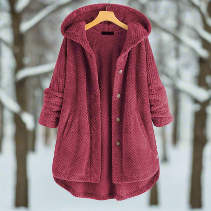 Komfortabler Bademantel Fleece Lang