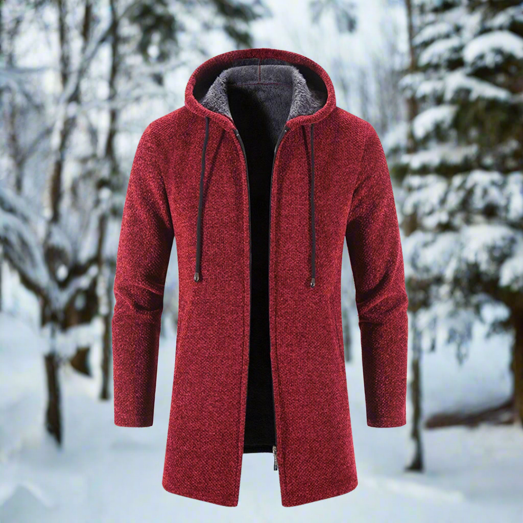 Winterjacke Mittellang Kapuze Warm Isoliert