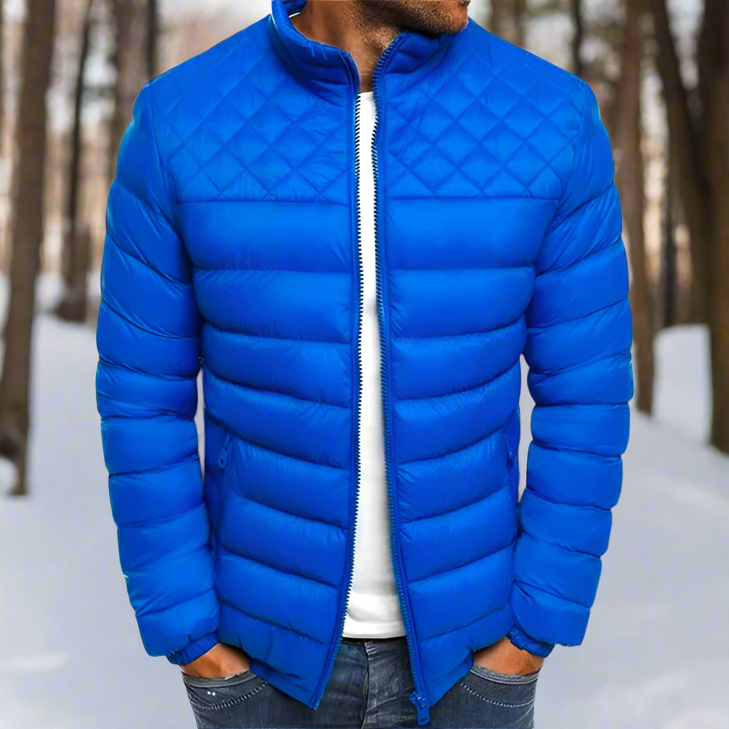 Winterjacke Damen Reißverschluss Hüftlang