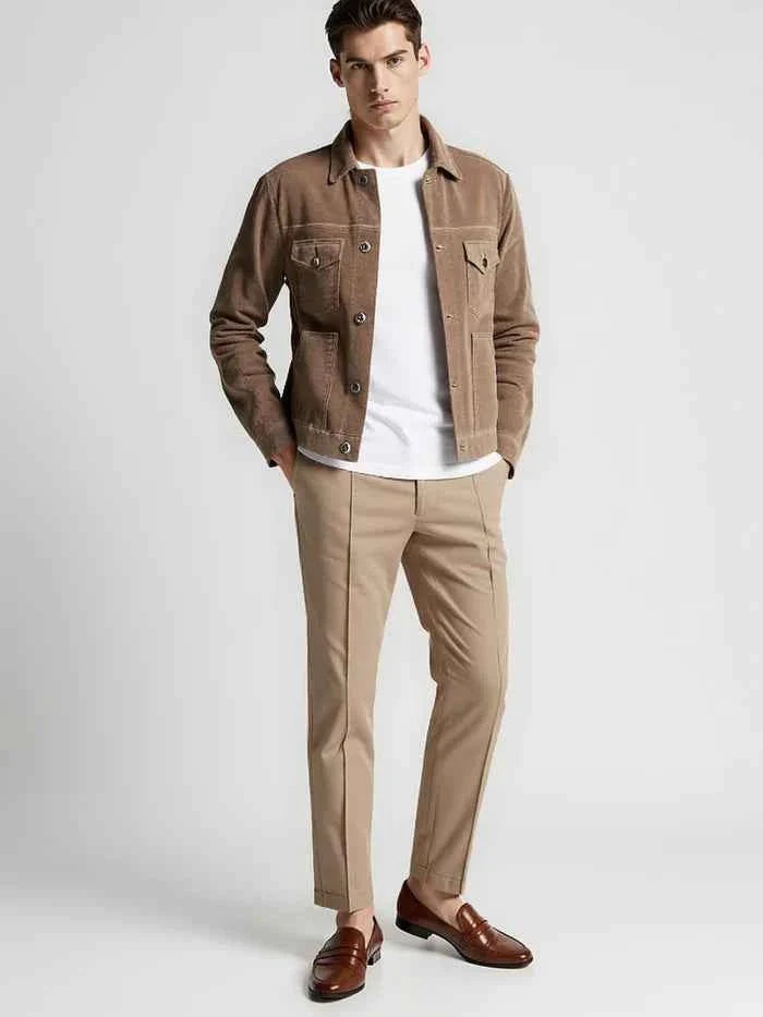 Herrenjacke Baumwolle Bequem - IdealeKleiden