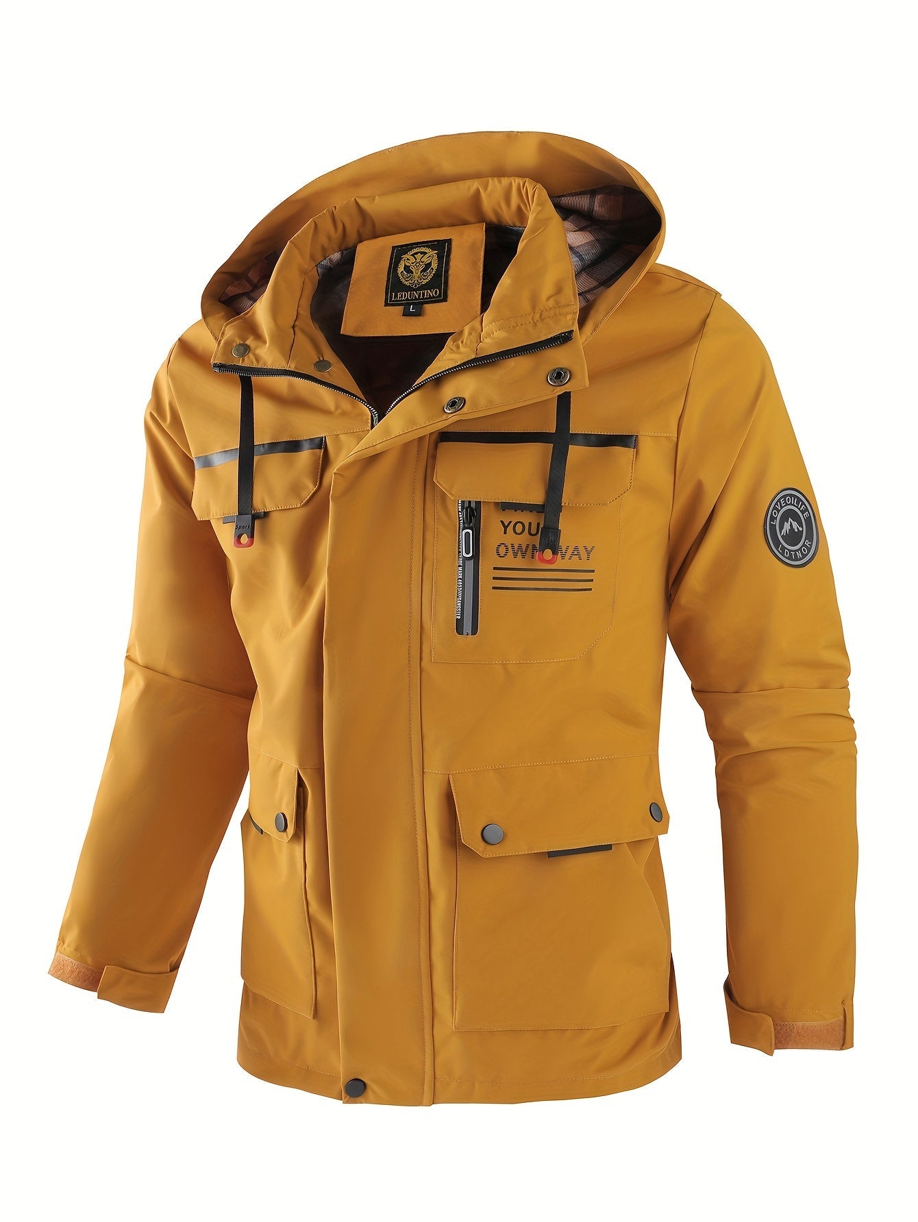 Praktische Herrenjacke Outdoor Kapuze
