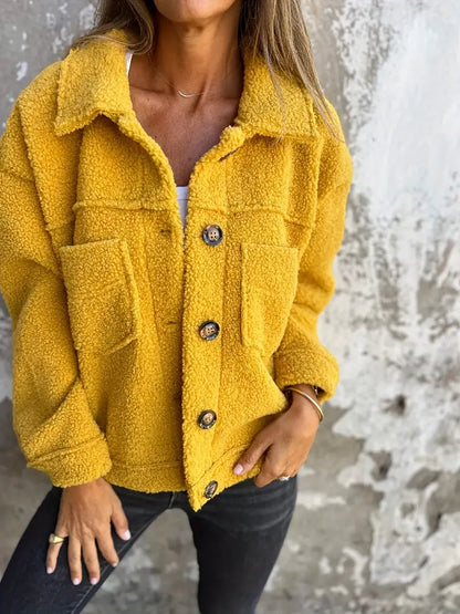Damen Blazer Lässig Fit Jacke