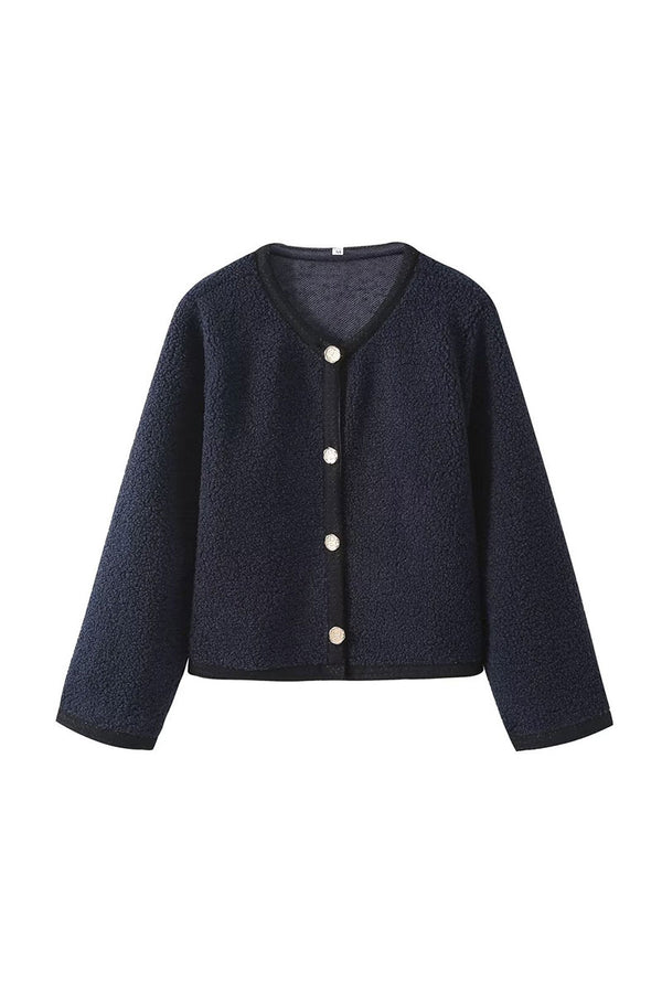 Stilvolle Fleecejacke Damen Elegant