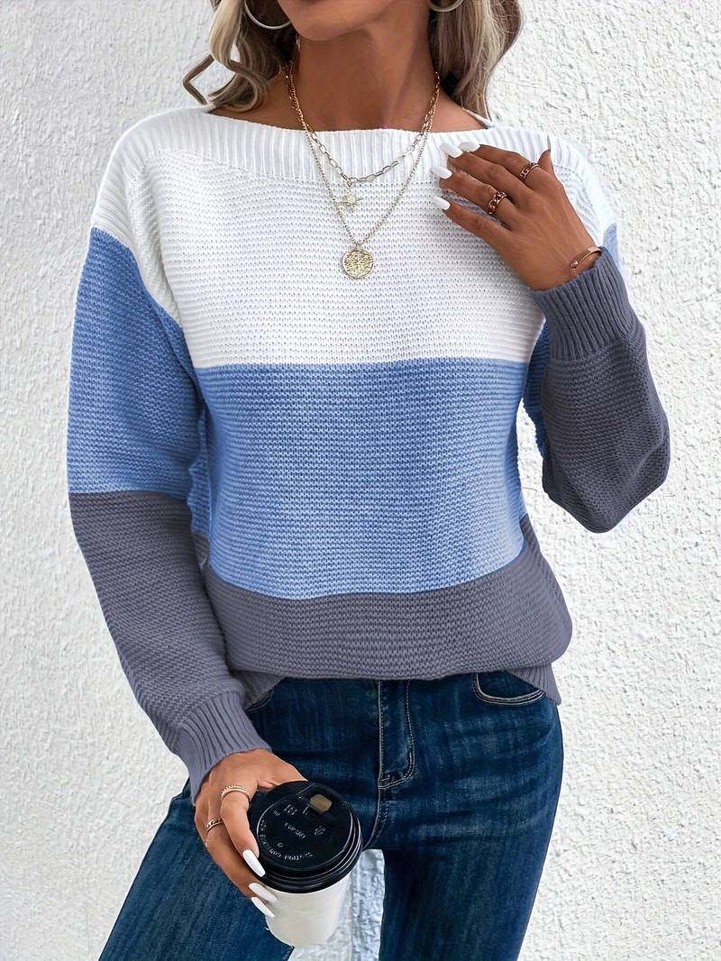 Lyra – Stylischer Pullover Rundhals Modern