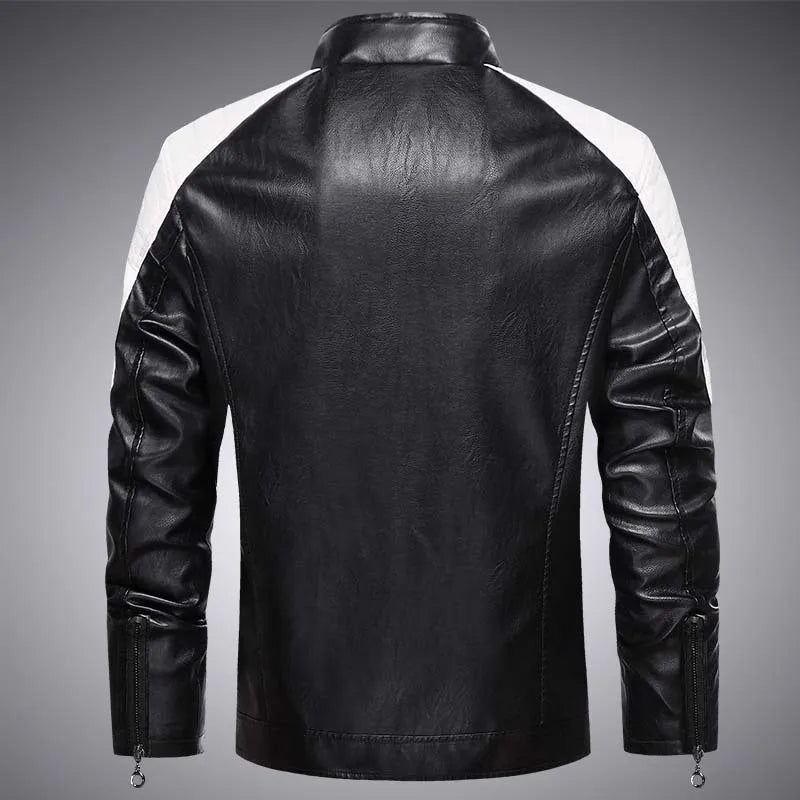 Simon - Lederjacke Herren Modern Bikerstil