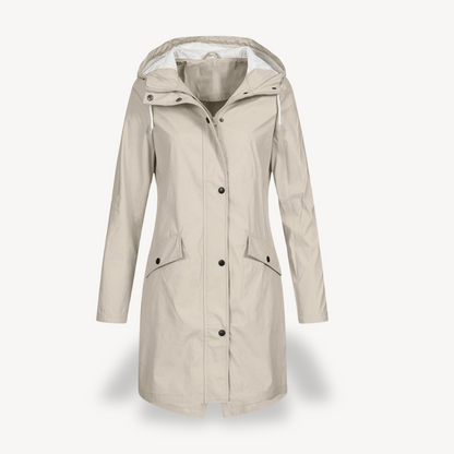 Wasserdichte Damenjacke Kapuzenparka Regenjacke