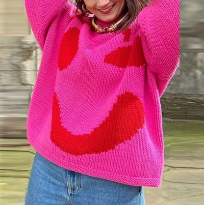 Übergröße Strickpullover Baumwolle Bequem