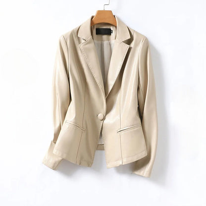 Eleganter Lederblazer aus Lammleder