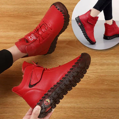 Hoher Schnürstiefel Robust Stiefel Damen