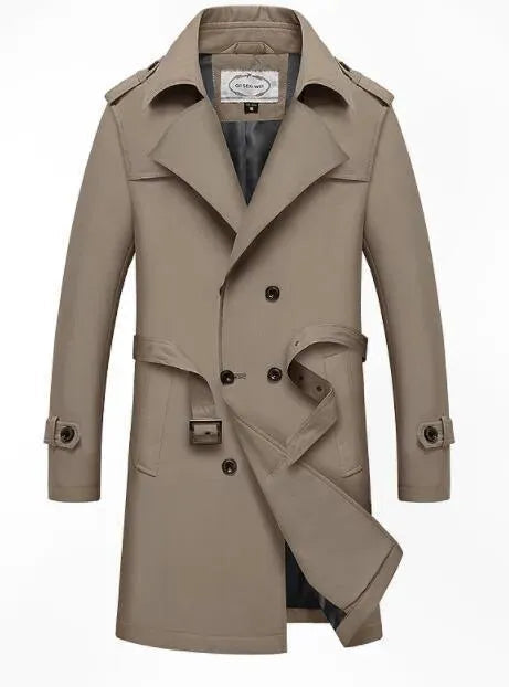 Stylisher Trenchcoat Männer Mode