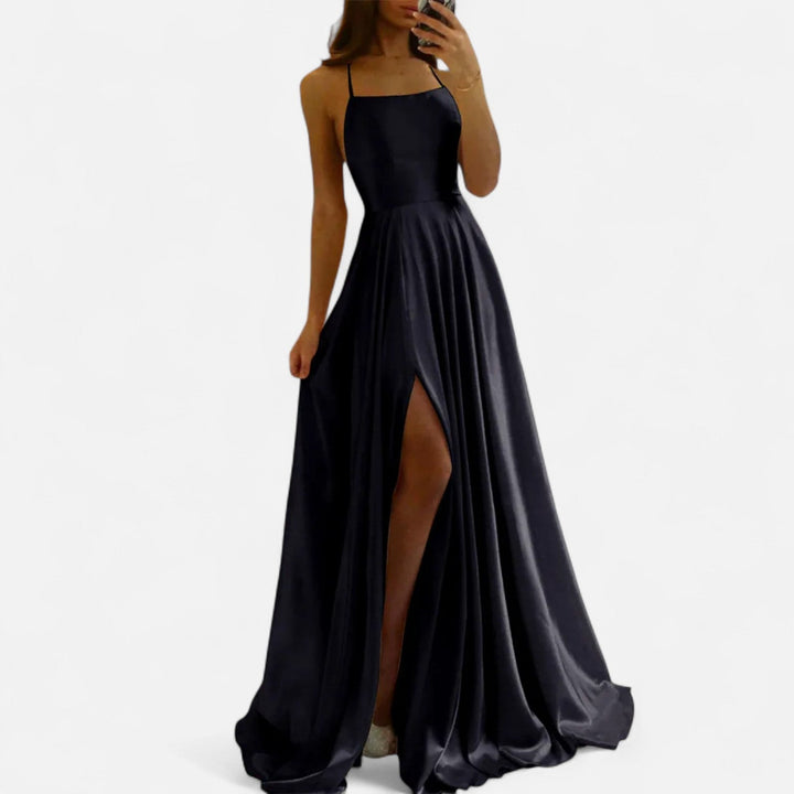 Damen Sommerkleid Ärmellos Elegant Maxi-Formal