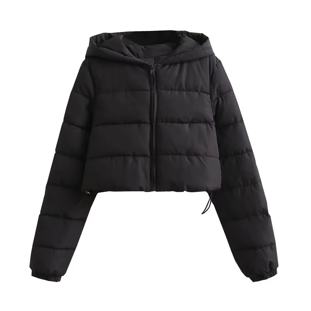 Stylische Winterjacke Slim Fit Kapuze