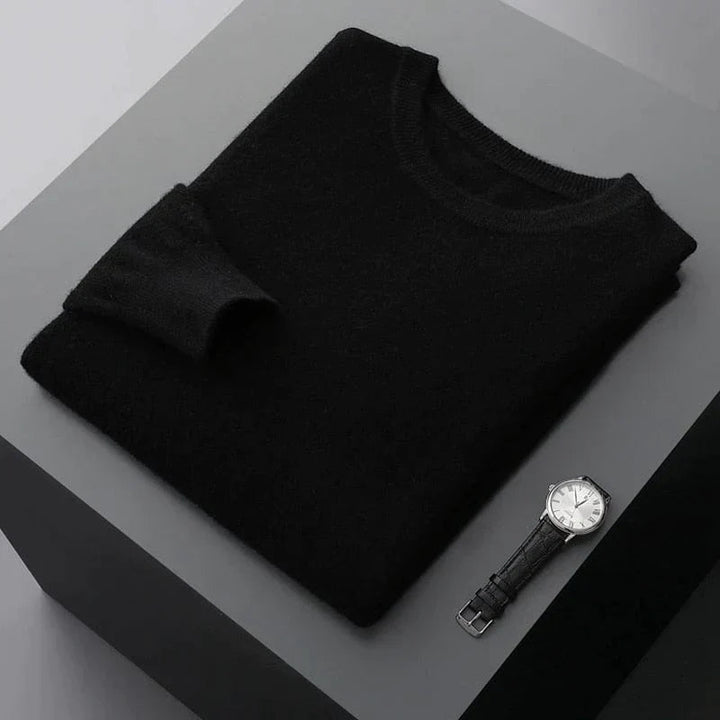 Herren Pullover Klassisch Rundhals Elegante Optik