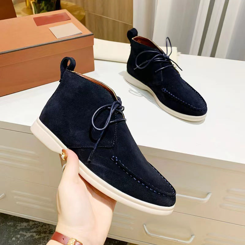 Stylische Kurzstiefel Mit Schnürung