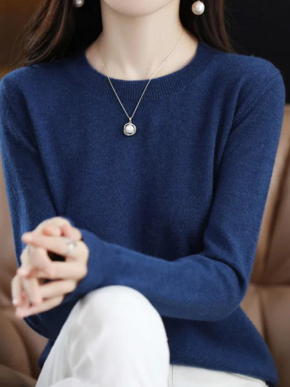 Weicher Langarm-Pullover Modern Stil