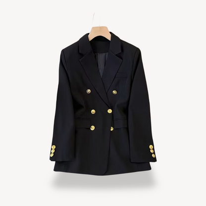 Damen Blazer Doppelreiherschluss Elegant