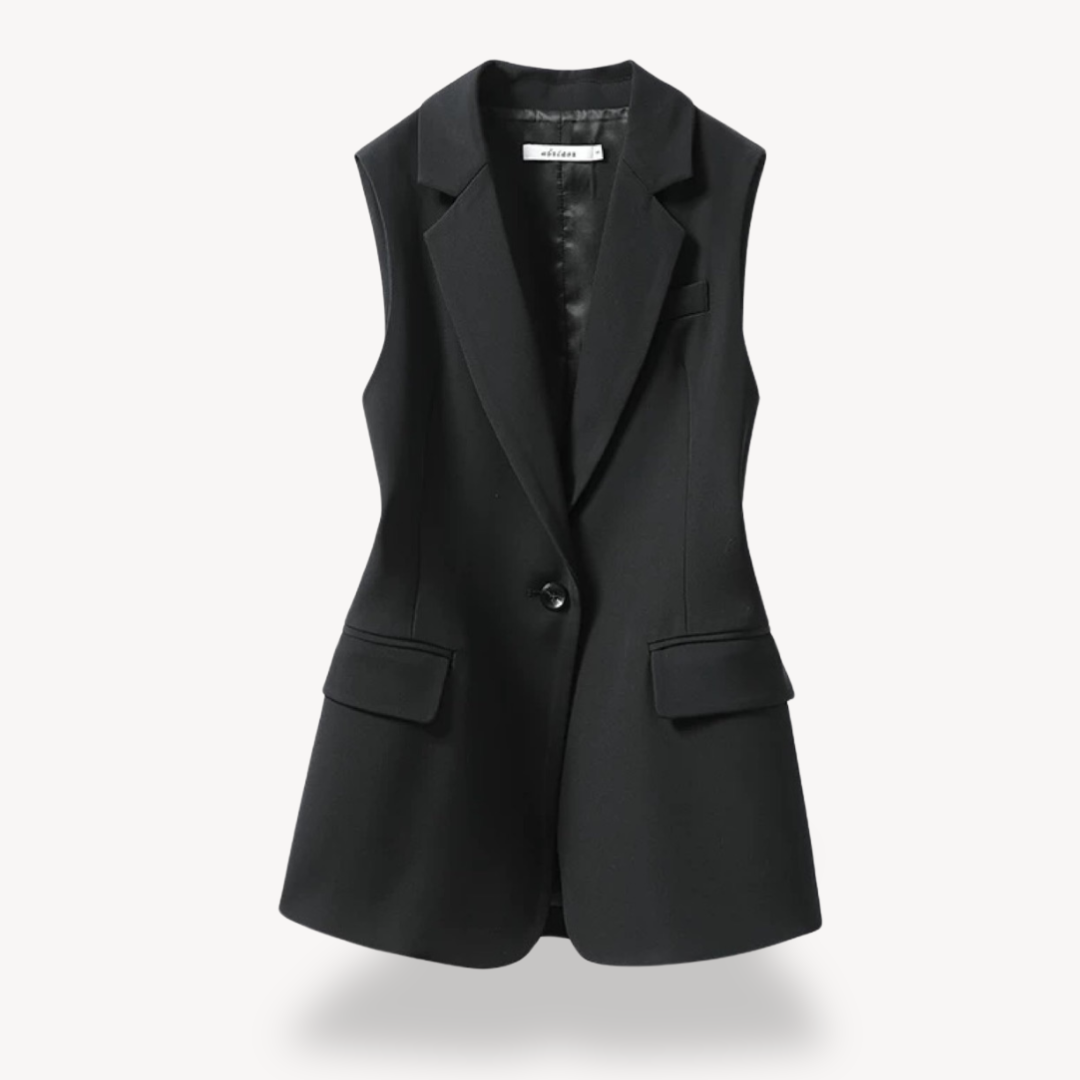 Stilvoller Damen Blazer Ärmellos Elegant