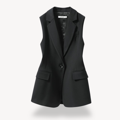 Stilvoller Damen Blazer Ärmellos Elegant