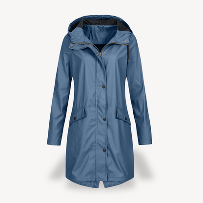 Wasserdichte Damenjacke Kapuzenparka Regenjacke