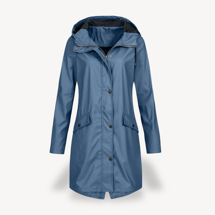 Wasserdichte Damenjacke Kapuzenparka Regenjacke