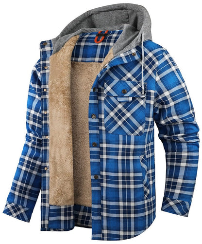 Robuste Outdoor-Jacke Woodland-Design