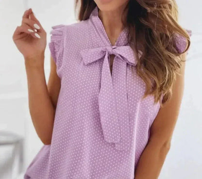 Frauen Bluse Rüschendetail Bürochic