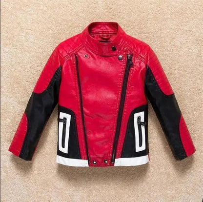 Jugendliche Lederjacke Trendy Style