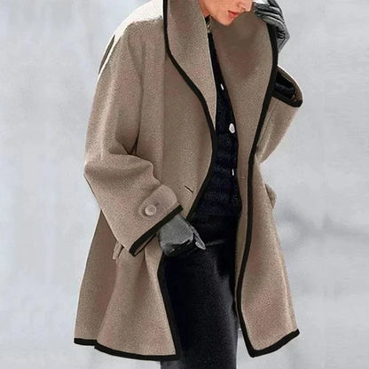 Herbst Trenchcoat Klassisches Design Damen