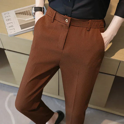 Lässige Waffelhose Bequem Freizeit